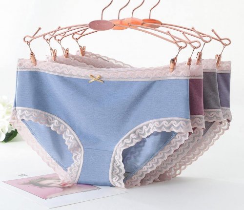 Fashion Seamless Underwear Women's Panties Sexy Lace Underpants Bow Lace Briefs Female Sexy Low Rise Pantys Intimates