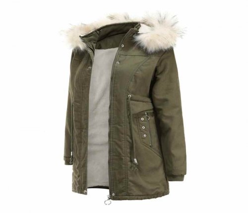 Women Winter Military Coats Cotton Wadded Hooded Jacket Casual Parka Thickness Warm Xxxl Size Quilt Snow Outwear
