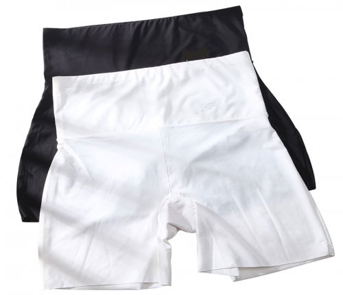 Women Boy Shorts Pants Seamless Ice Silk Panties Female High Waist Seamless Anti Emptied Safety Girls Slimming Underwear