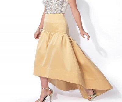 Graceful High Low Satin Skirt Gothic Lolita Saia Asymmetrical Ruffles Women Skirts 2018 Custom Made Sexy Mermaid Skirt