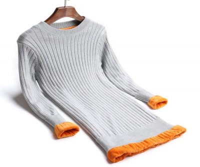 Thick Warm Women Long sleeve Winter Dress Long Slim Rib Knitted Dress Autumn O Neck Mid Calf Femme Sweater Dresses